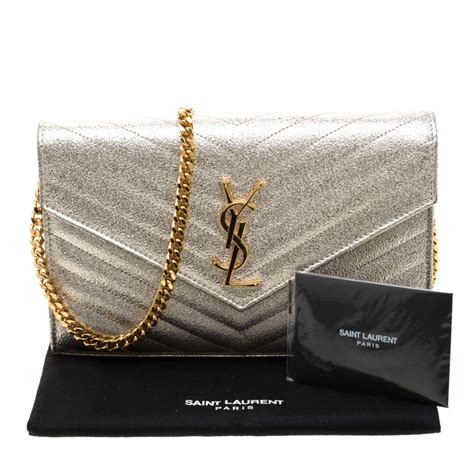 ysl clutch gold chain|yves saint laurent clutch sale.